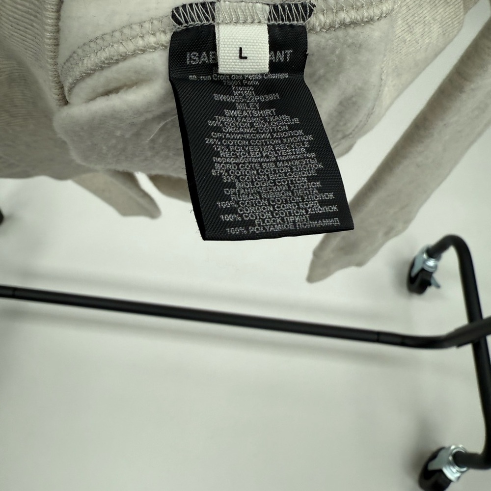 Isabel Marant Gray Sweater with Bold Logo Design - Picture 4 of 4